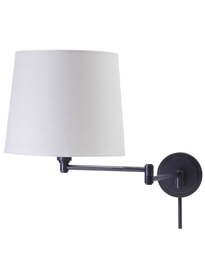 Townhouse Swing-Arm Wall Lamp in Oil-Rubbed Bronze.